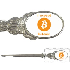 I Accept Bitcoin Letter Openers by Valentinaart