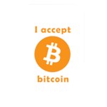 I accept bitcoin Memory Card Reader Front