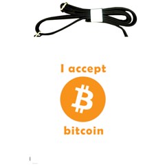 I Accept Bitcoin Shoulder Sling Bags by Valentinaart