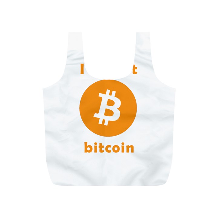 I accept bitcoin Full Print Recycle Bags (S) 