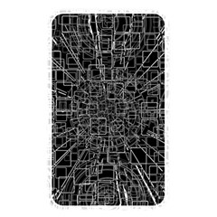 Black Abstract Structure Pattern Memory Card Reader by BangZart