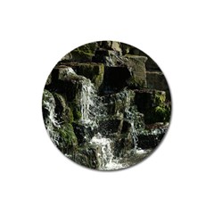 Water Waterfall Nature Splash Flow Magnet 3  (round) by BangZart