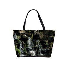 Water Waterfall Nature Splash Flow Shoulder Handbags by BangZart