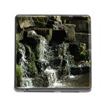 Water Waterfall Nature Splash Flow Memory Card Reader (Square) Front