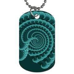 Fractals Form Pattern Abstract Dog Tag (two Sides) by BangZart