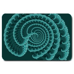 Fractals Form Pattern Abstract Large Doormat  by BangZart