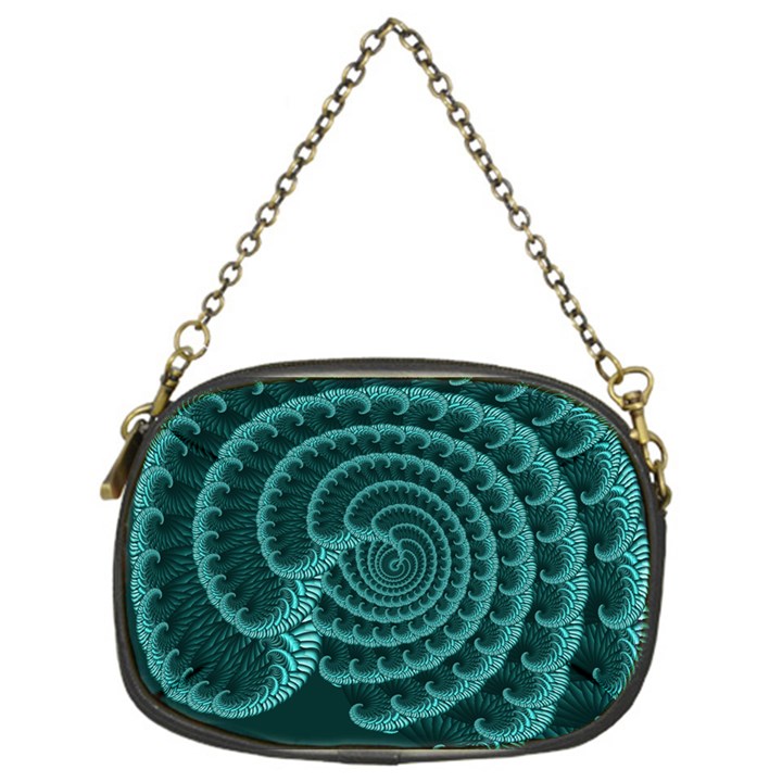 Fractals Form Pattern Abstract Chain Purses (One Side) 