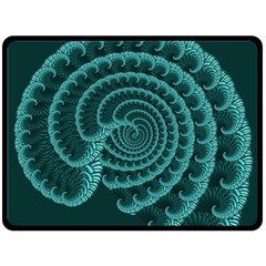 Fractals Form Pattern Abstract Fleece Blanket (large)  by BangZart