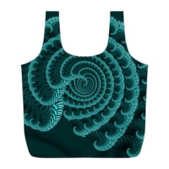 Fractals Form Pattern Abstract Full Print Recycle Bags (l)  by BangZart