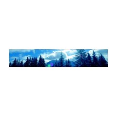 Ski Holidays Landscape Blue Flano Scarf (mini) by BangZart