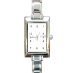 Taboo Rectangle Italian Charm Watch Front