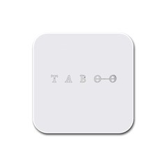 Taboo Rubber Square Coaster (4 pack) 