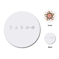 Taboo Playing Cards (round)  by Valentinaart