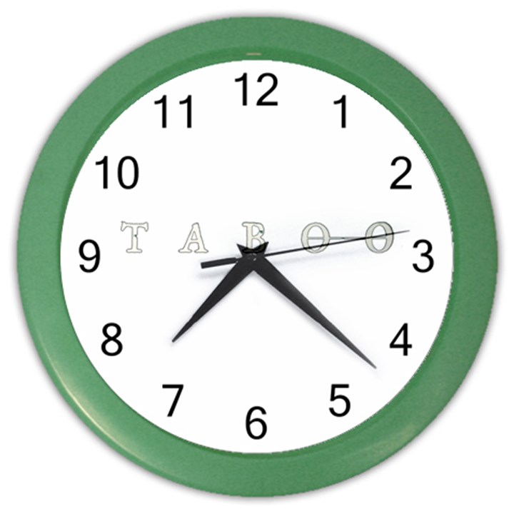 Taboo Color Wall Clocks