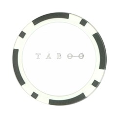 Taboo Poker Chip Card Guard by Valentinaart