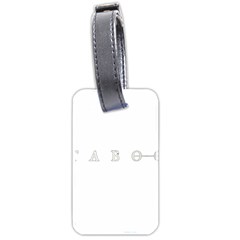 Taboo Luggage Tags (Two Sides)