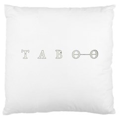 Taboo Large Cushion Case (One Side)