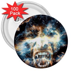 Universe Vampire Star Outer Space 3  Buttons (100 Pack)  by BangZart