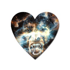 Universe Vampire Star Outer Space Heart Magnet by BangZart