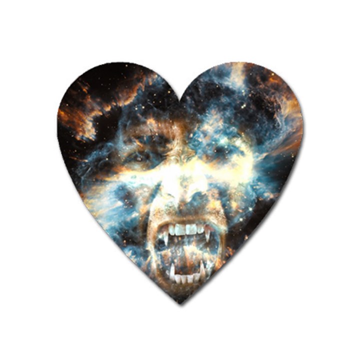 Universe Vampire Star Outer Space Heart Magnet