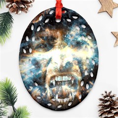 Universe Vampire Star Outer Space Oval Filigree Ornament (two Sides) by BangZart