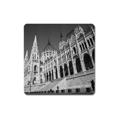 Architecture Parliament Landmark Square Magnet by BangZart