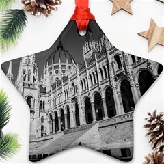 Architecture Parliament Landmark Star Ornament (two Sides) by BangZart