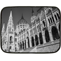 Architecture Parliament Landmark Fleece Blanket (mini) by BangZart