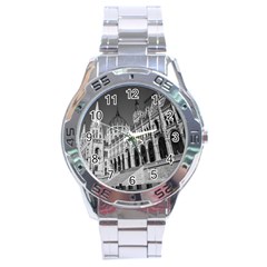 Architecture Parliament Landmark Stainless Steel Analogue Watch by BangZart