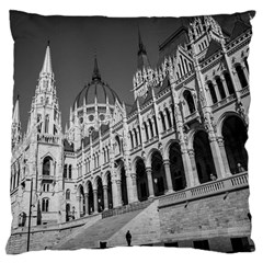 Architecture Parliament Landmark Large Cushion Case (one Side) by BangZart