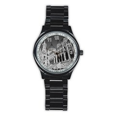 Architecture Parliament Landmark Stainless Steel Round Watch by BangZart