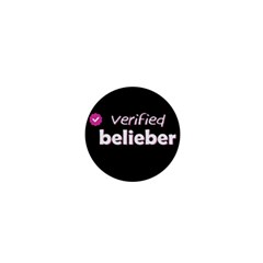 Verified Belieber 1  Mini Buttons by Valentinaart