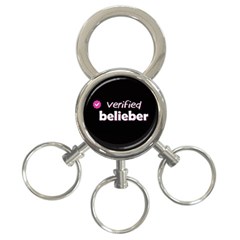 Verified Belieber 3-ring Key Chains by Valentinaart