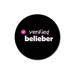 Verified Belieber Magnet 3  (round) by Valentinaart