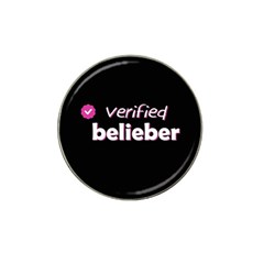 Verified Belieber Hat Clip Ball Marker (4 Pack) by Valentinaart