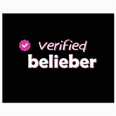 Verified Belieber Mini Button Earrings