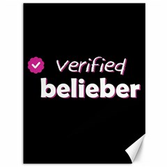 Verified Belieber Canvas 36  X 48   by Valentinaart