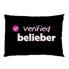 Verified Belieber Pillow Case by Valentinaart