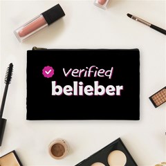 Verified Belieber Cosmetic Bag (medium)  by Valentinaart