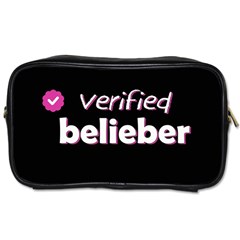 Verified Belieber Toiletries Bags 2-side by Valentinaart