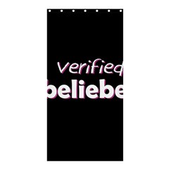 Verified Belieber Shower Curtain 36  X 72  (stall)  by Valentinaart