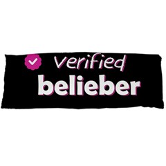 Verified Belieber Body Pillow Case Dakimakura (two Sides) by Valentinaart