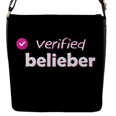 Verified Belieber Flap Messenger Bag (s) by Valentinaart