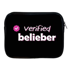 Verified Belieber Apple Ipad 2/3/4 Zipper Cases by Valentinaart