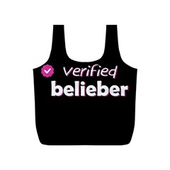 Verified Belieber Full Print Recycle Bags (s)  by Valentinaart