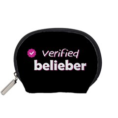 Verified Belieber Accessory Pouches (small)  by Valentinaart