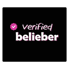 Verified Belieber Double Sided Flano Blanket (small)  by Valentinaart