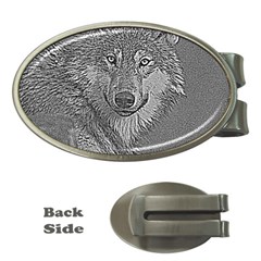 Wolf Forest Animals Money Clips (oval)  by BangZart