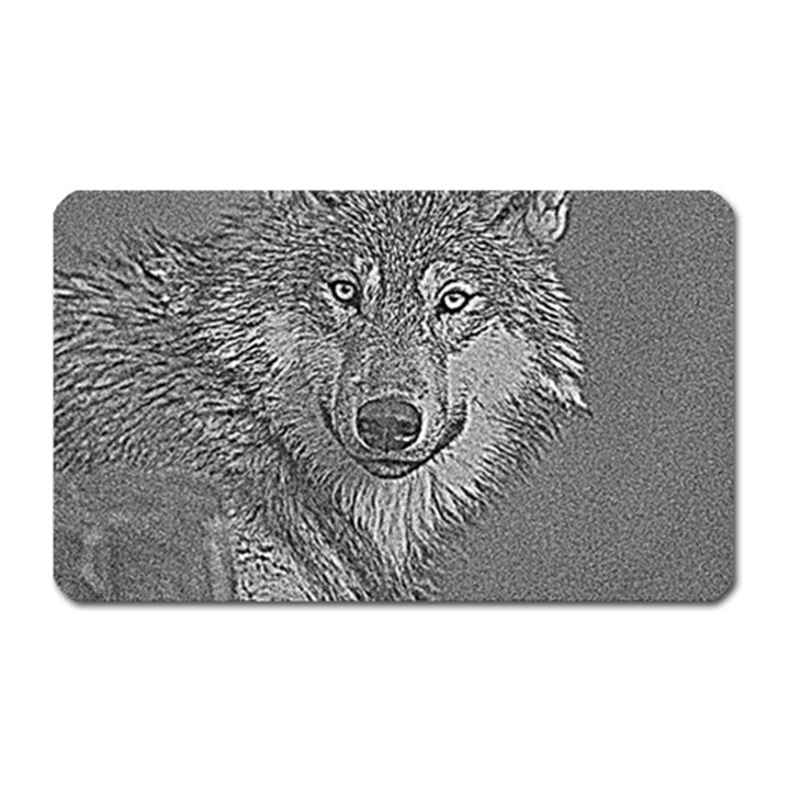 Wolf Forest Animals Magnet (Rectangular)