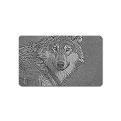 Wolf Forest Animals Magnet (name Card) by BangZart